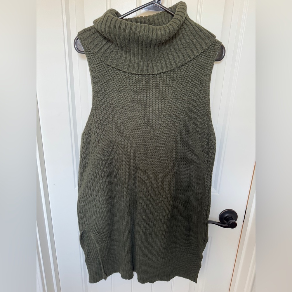 Anthropologie, Moth | Cowl Neck Long Sweater Vest